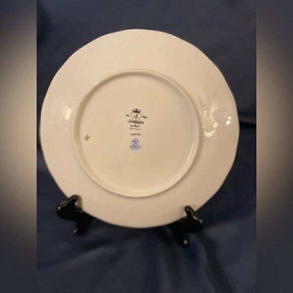 🔥❤️🔥10” Vintage Southington Fine China by Baum Empire Pattern Dinner Plate Gol - Picture 2 of 5